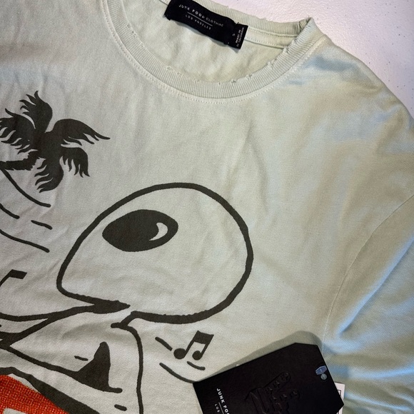 Junk Food Clothing Alien Graphic Tee - Light Green - Picture 4 of 7